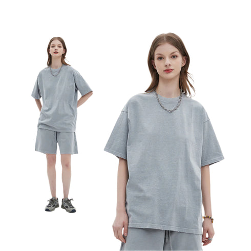 RetroEdge Heavyweight Washed Tee – Timeless Style & Superior Comfort